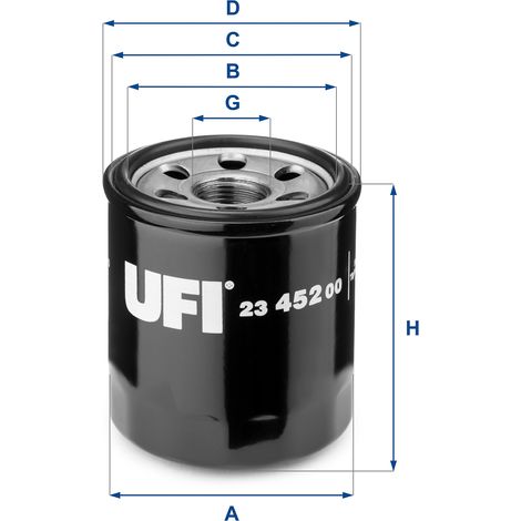 Filtro de aceite - Hyundai Getz 1.1/ I10 1.0/ I20 1.4 14