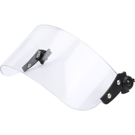 Écran facial transparent anti-rayures, cadre noir flexible, protection renforcée avec lentille épaisse (1/5)