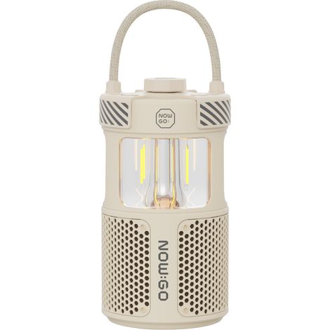Lampada / Altoparlante da campeggio ricaricabile Follow Light F1 Sabbia - Now:go