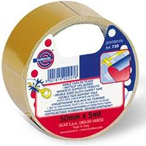 Cinta adhesiva doble cara Toil Sol50x10ml - Eurocel