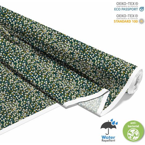 Dekorativer Outdoor-Stoff Oxford - Motiv Blumen I DX5395 (1/5)