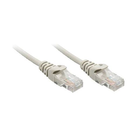 LINDY 48362 RJ45 Câble réseau, câble patch CAT 5e U/UTP 1.00 m gris 1 pc(s) (1/2)