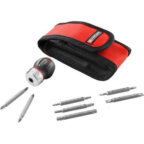 FACOM Destornillador de bola con carraca - 7 hojas en estuche - ATCL.S14PB