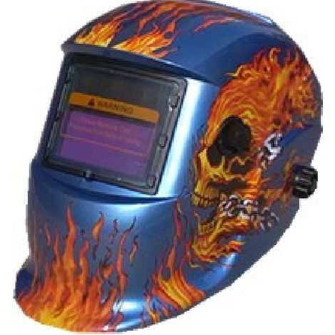 ZOLGINAH Casque de Soudure Automatique - Masque de Soudure avec 2 Lentilles et 2 Capteurs de filtre à ombre réglables DIN9-13 pour le soudage à l'arc de MIG TIG MAG [Classe énergétique A+++] (1/5)