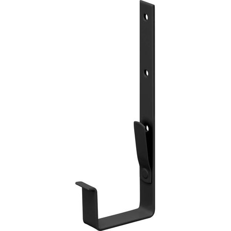 INEFA Dachrinnenhalter Kastenrinne, PVC Rinnenhalter Dachrinnenzuberhör , einfache Montage, Made in Germany - NW68 / 68mm, 1 Stück Anthrazit
