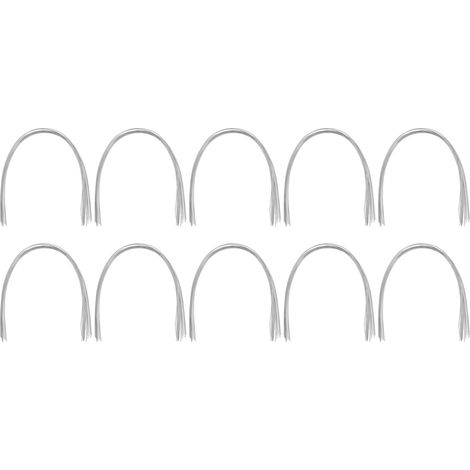 100pcs Fil Orthodontique Flexible Haute Résistance Acier Inoxydable Arc Dentaire pour Dentistes Supérieur (1/5)
