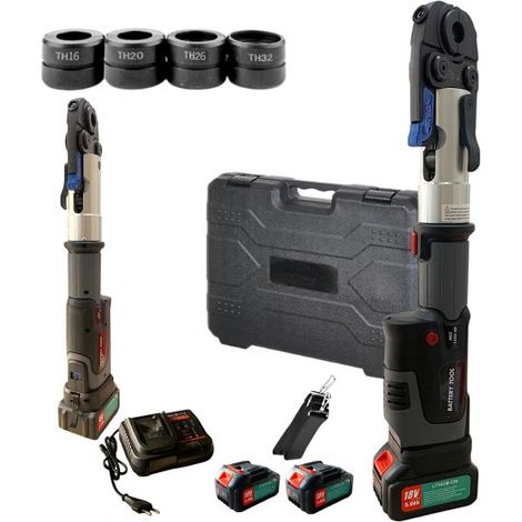 Pinza Pressatrice a Batteria per Multistrato con Matrici TH16-20-26-32mm