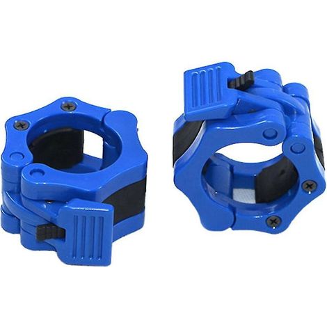 Lot de 2 colliers de serrage pour barre d'haltères de 50 mm - Boucle de verrouillage pour barre de fitness en salle de sport (1/5)