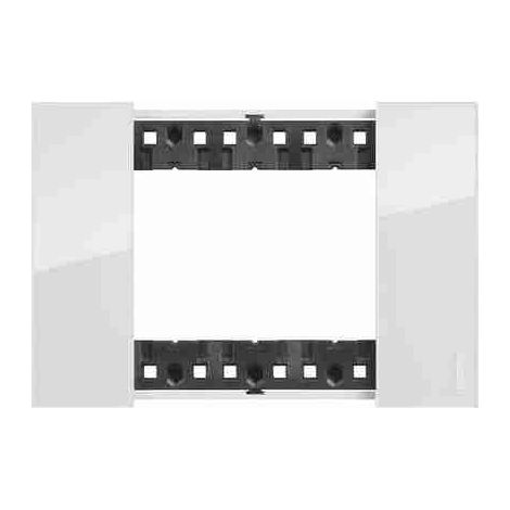 BTIKA4803DW Placca Living Now 3 moduli