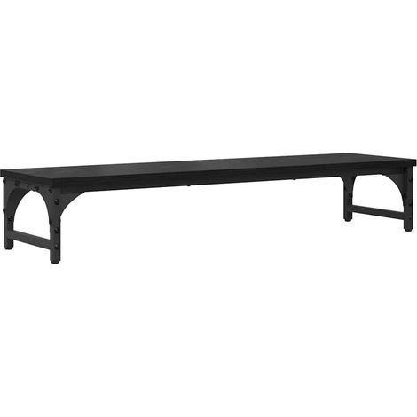 Monitor Stand Black Oak 85 x 23 x 15.5 cm Engineered Wood vidaXL (1/5)