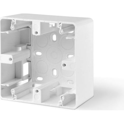 Caja individual blanca de montaje en superficie Videx Binera (1/4)
