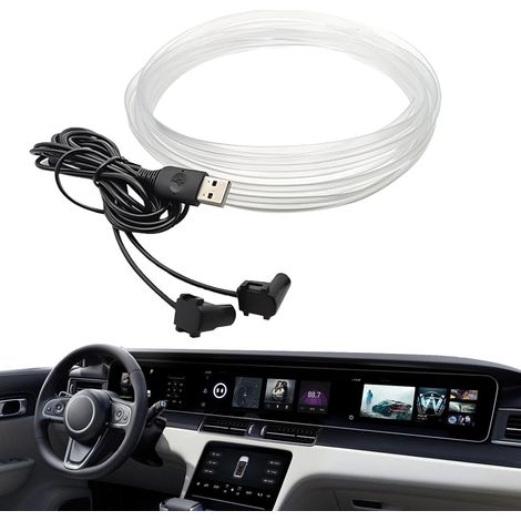Ambientebeleuchtung im Auto, LED-Lichtleiste  Innenraumbeleuchtung im Auto, Türverkleidungsbeleuchtung (1/5)