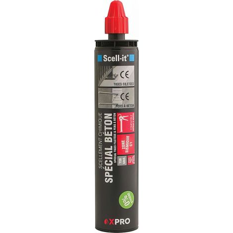 12 cartouches de résine vinylester 160ml Spécial béton - SC-X-PRO160 - Scell-it