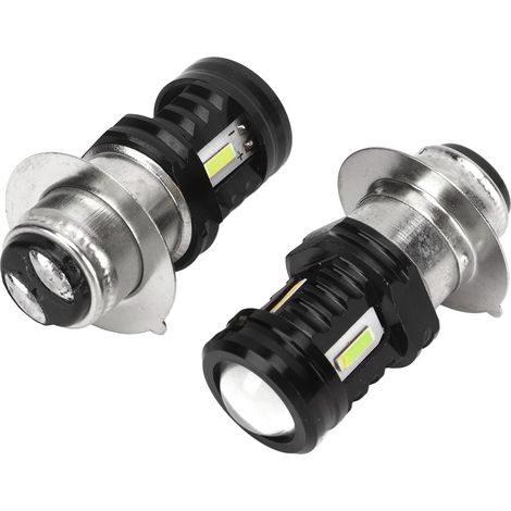 Phare LED Moto 120W 1 Paire - Ampoule Double Feux de Croisement et Route pour Moto, ATV, UTV, Blanc 6000K (1/5)