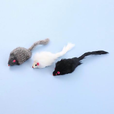 Lot de 3 souris gaming avec clochette et herbe à chat, races moyennes (1/5)
