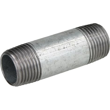 Nipple double galvanisé 1/2'' x 60 mm