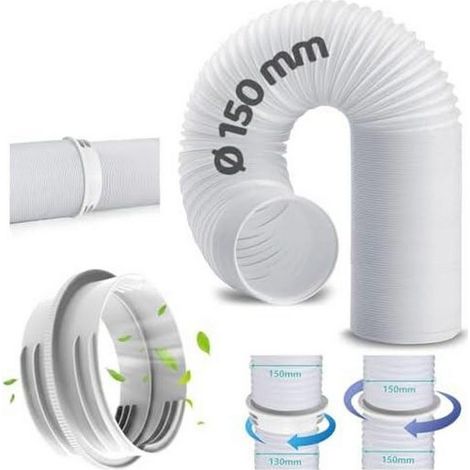 Sac accessoires aspirateur tuyau d'évacuation climatiseur 200cm pour climatisation portable (1/5)