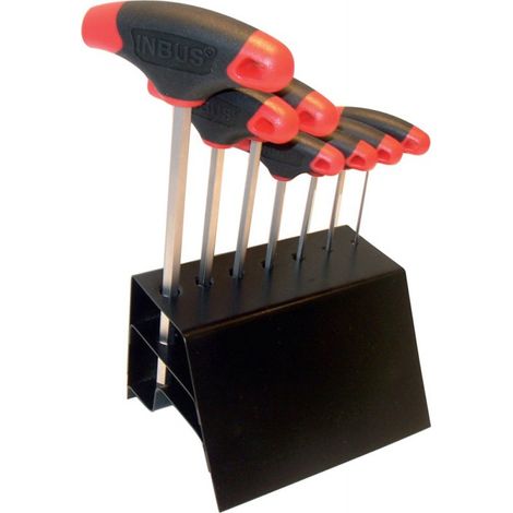 Gioco Cacciavite Esagonale Con Impugnatura A T - Fortis 2-8Mm
