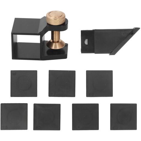 DEESSE SHOP-Generic Marqueur de Gabarit en Queue de Douzail, Jauge en Queue de Pavillon à Angle Droit Facile à Utiliser 1: 4 1: 5 : 6 : 7 : 8 : 9 45 ° 90 ° pour le Travail du Bois. (1/5)