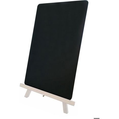 Tableau Ardoise - Chevalet Bois - 220x210xH360 mm - Noir - 1 Pièce (1/4)