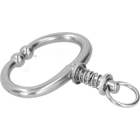 Pince à museau à ressort en acier inoxydable pour bovins, outil de traction, accessoires agricoles (1/5)