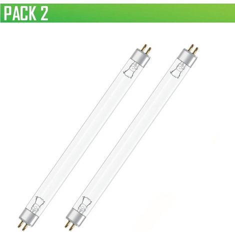 Tube Stérilisateur Germicide UV 8W, Lumière Désinfectante Ultraviolette, Tubes Fluorescents UV, Lampe Ultraviolette, 28,5 x 1 (1/4)