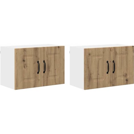Meuble mural de cuisine,Armoire de cuisine 2 pcs Chêne artisanal 60 x 31 x 40 cm CFW23279 (1/5)