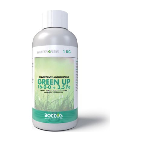 Bottos Green Up 1 kg d&039engrais vert et de biostimulant avec de l&039azote et du fer - Maxi