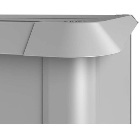 Protezione antilumaca per Aiuola rialzata 1x0,5 argento metallizzato