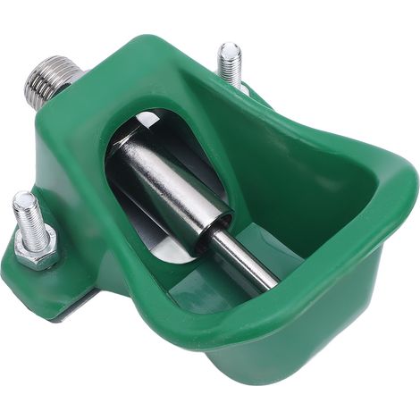 Bol d'abreuvoir pour cochon en acier inoxydable, plastique épais, facile à nettoyer, boisson automatique pour mouton et chèvre (1/5)