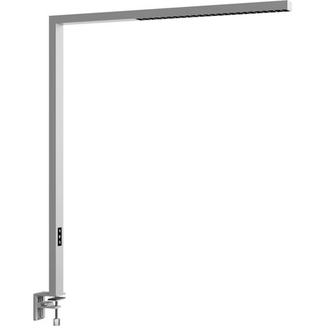 [NEUWERTIG] B-Ware Arcchio LED Büro-Klemmlampe Jolinda dimmbar silber Touchdimmer 105,6x131,4cm (1/2)