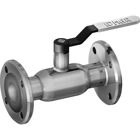 Idmar Kugelhahn DN15 für Dampf WKN 2 bei 4,0 MPa, Flansch mit reduziertem Durchmesser (1/4)