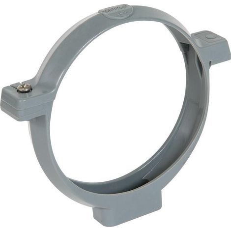 Nicoll – Collier de fixation murale en polypropylène injecté – Épaisseur embase 12mm – Pour canalisations horizontales et verticales – Amortissement des bruits (1/4)