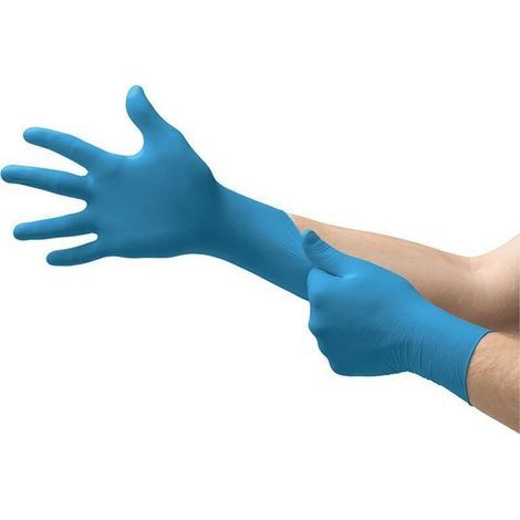 Gants de protection tactiles Ansell Versatouch 92-465, taille 7.5–8, en nitrile, haute sensibilité et résistance (1/4)