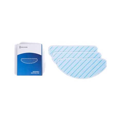 LINGETTES DE NETTOYAGE ECOVACS LAVABLES ET RÉUTILISABLES POUR OZMO T8 AIVI, T9, T9+