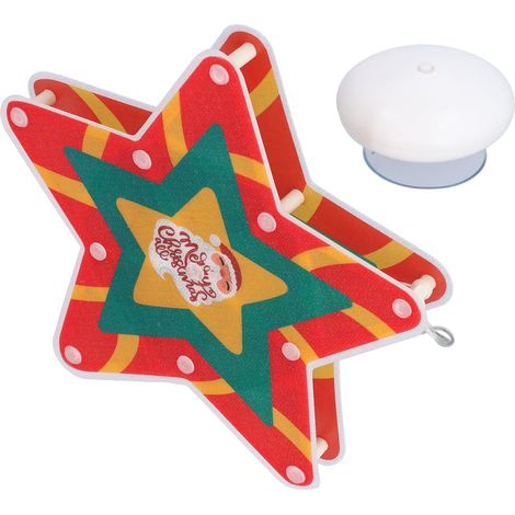 Suspension lumineuse LED en forme de tasse de Noël avec ventouse (1/5)