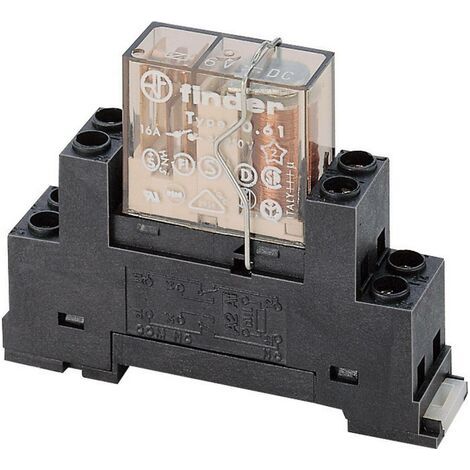 Finder 95.65.M Support relais avec étrier de fixation (L x l x H) 15.6 x 63.1 x 33.3 mm 1 pc(s) (1/5)