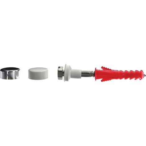 Jeu de fixations pour WC et bidets Ramussen. cheville Ø 8 x longueur 39 mm. vis diamètre 6 x longueur 80 mm - R. A. M.