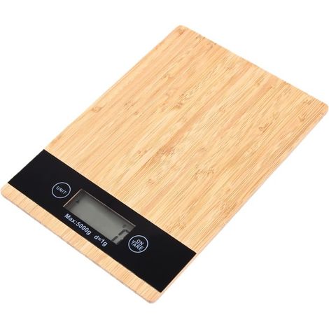 5000 g/1 g, hochpräzise elektronische Küchenwaage mit hintergrundbeleuchtetem LCD-Display zum Kochen, Backen und zur Essenszubereitung (1/4)