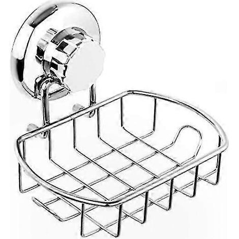 Seifenschale aus Edelstahl für Dusche, Bad und Küche, rostbeständig, zur Wandmontage, modernes Design, für den täglichen Gebrauch, robuste Ausführung. (1/3)
