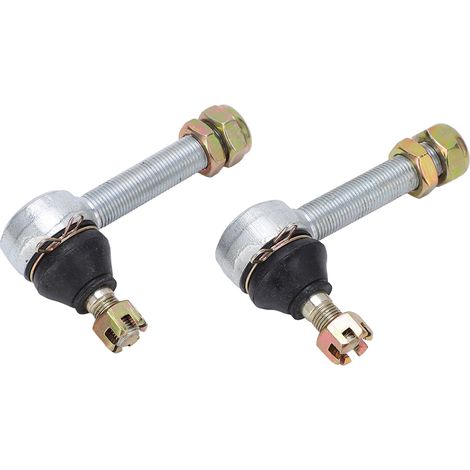 1 par de rótulas para barra de dirección con tornillos de 12 mm y 16 mm - ATV, quad, kart, scooter