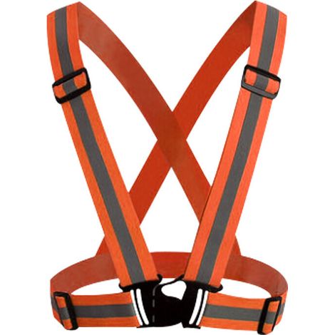 YMYNY Gilet de Sécurité Réfléchissant Haute visibilité Réglable Gilet de Sécurité pour La Course, Le Vélo, La Moto (1/5)