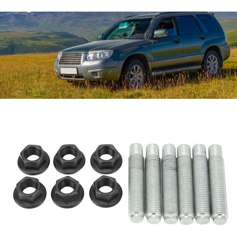 Auspuffkrümmer-Mutternsatz (6-teilig) 800910550 für Subaru Outback, Forester und Tribeca (1/5)