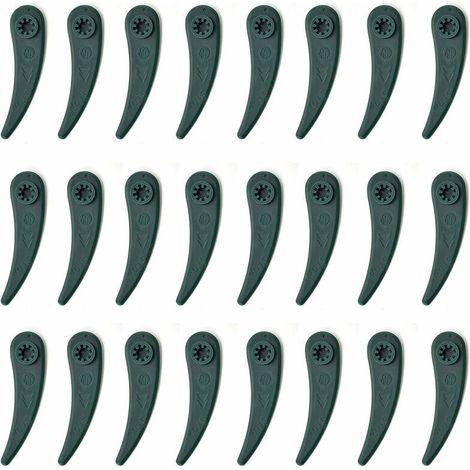 Lot de 24 lames de rechange en plastique pour coupe-bordures Bosch Durablade Art 23-18 LI Art 26-18 LI (1/5)