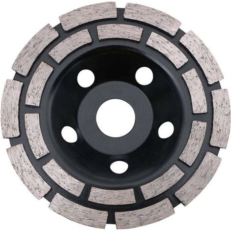 125-mm-Doppelreihen-Diamantscheibe für Beton, Stein, Granit, Mauerwerk – Universal-Schleifscheibe