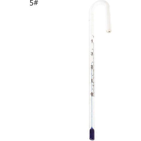 Pèse-température transparent pour aquarium suspendu, échelle claire, thermomètre sans sonde, 14mm, mesure précise. (1/4)