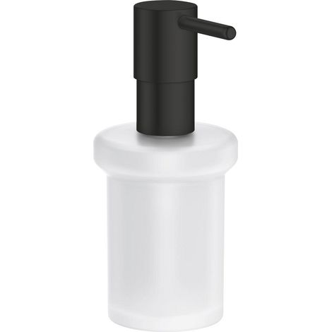 Grohe Start distributeur de savon 160 ml en verre, noir mat (G411882430) (1/3)