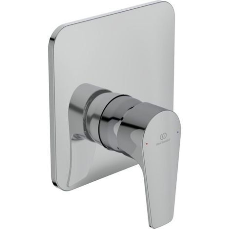 Ideal Standard Grifo de ducha empotrado Cerafine D, BS2, roseta 163x163mm, cromo, A7347AA