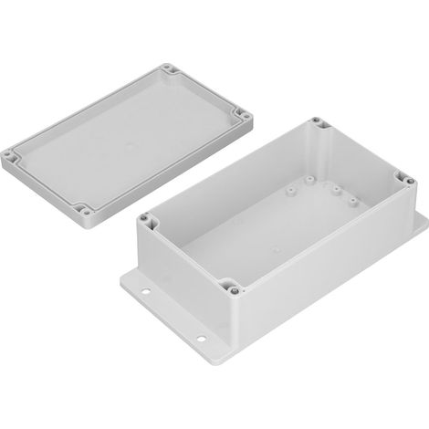 Boîtier électrique étanche IP65 ABS pour connexion extérieure, boîte de jonction résistante aux intempéries, coffret de protection pour câbles. (1/5)