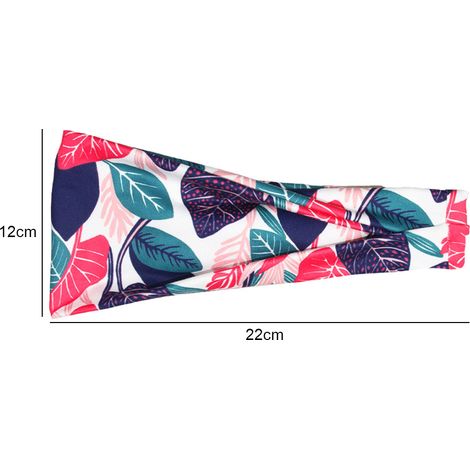 Stirnbänder für Damen, Yoga-Sportstirnbänder, elastische, rutschfeste Schweißbänder, Workout-Stirnband, modische Haarbänder für Mädchen (1/5)